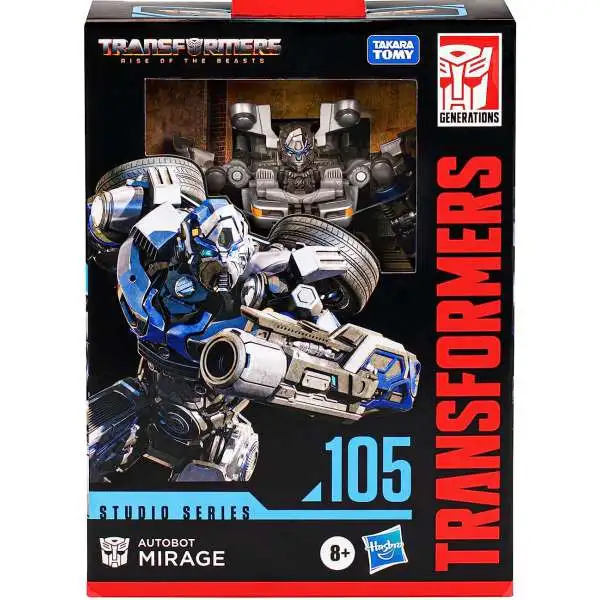 Transformers Generations Studio Series Autobot Mirage Deluxe Action Figure #105 [Rise of the Beasts] (Pre-Order ships December)