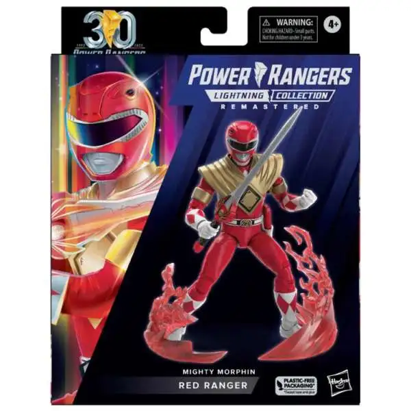 Power Rangers Lightning Collection Mighty Morphin Red Ranger Action Figure [Remastered] (Pre-Order ships January)