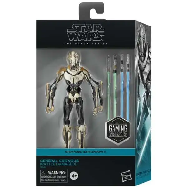 Star Wars Gaming Greats Black Series General Grievous Action Figure (Pre-Order ships July)