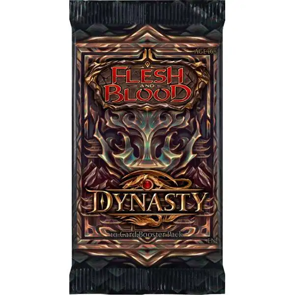 Flesh and Blood Trading Card Game Dynasty Booster Pack [10 Cards]