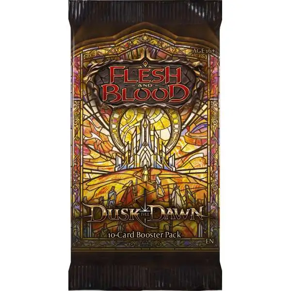 Flesh and Blood Trading Card Game Dusk Till Dawn Booster Pack [10 Cards]