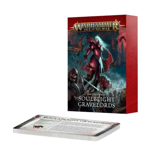 Age of Sigmar Soulblight Gravelords Faction Pack [Out of Date]