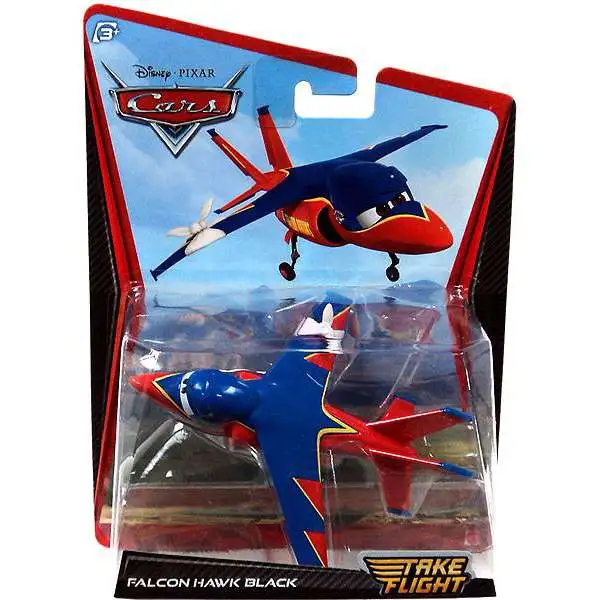 Disney / Pixar Cars Take Flight Falcon Hawk Black Diecast Car