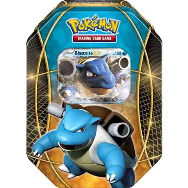 Pokemon XY Blastoise-EX Tin Set [4 Booster Packs & Promo Card]