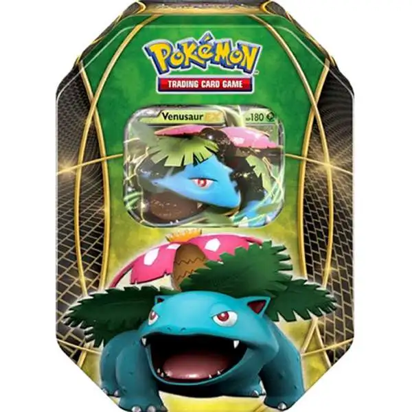 Pokemon XY Venusaur-EX Tin Set [4 Booster Packs & Promo Card]