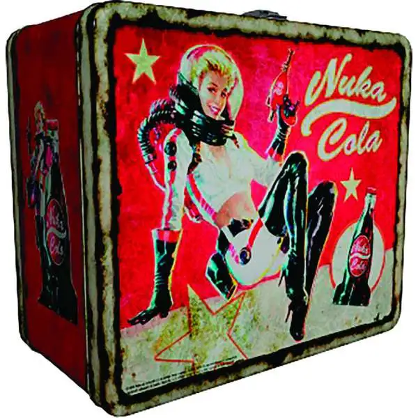 Fallout Nuka Cola 8-Inch x 6-1/2-Inch x 4-Inch Tin Tote Lunch Box (Pre-Order ships August)