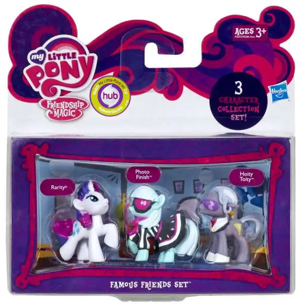 My Little Pony Friendship is Magic Character Collection Sets Famous Friends Figure Set