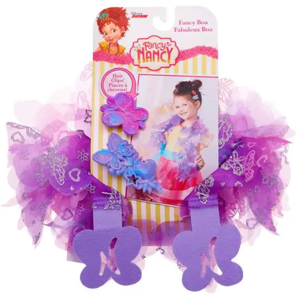 Disney Junior Fancy Nancy Fancy Boa & Hair Clips [Purple]