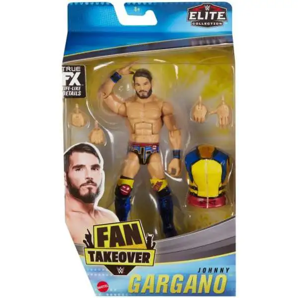 WWE Wrestling Elite Collection Fan TakeOver Johnny Gargano Exclusive Action Figure