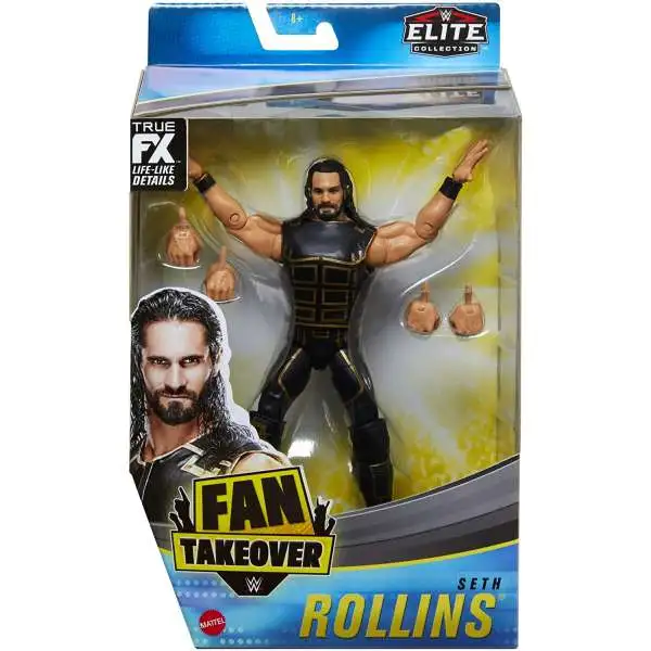 WWE Wrestling Elite Collection Fan TakeOver Seth Rollins Exclusive Action Figure [Damaged Package]