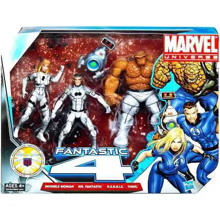 Marvel Universe Super Hero Team Packs Fantastic Four Action Figure 4-Pack [Future Foundation White Uniforms]