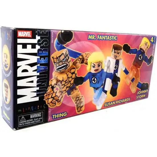 Marvel Universe Minimates Fantastic Four Exclusive Minifigure 4-Pack