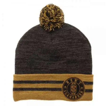 Harry Potter Fantastic Beasts and Where to Find Them Newt Scamander Pom Cuff Beanie Apparel