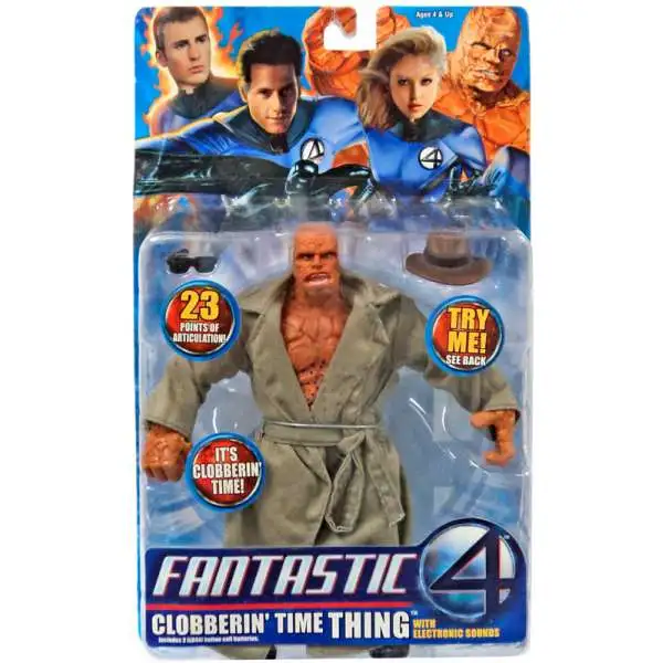 Marvel Fantastic Four Clobberin' Time Thing Action Figure [with Sound]