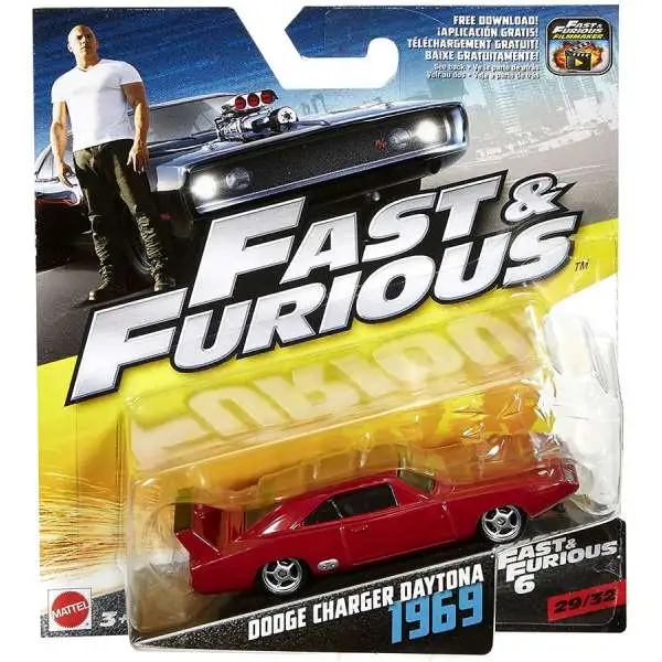 The Fast and the Furious Fast & Furious 6 Dodge Charger Daytona 1969 Diecast Car #29/32
