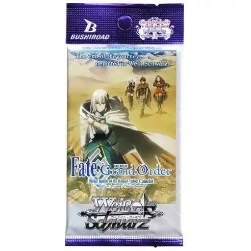 Weiss Schwarz Trading Card Game Fate Grand Order the Movie Divine Realm of the Round Table: Camelot Booster Pack [9 Cards]