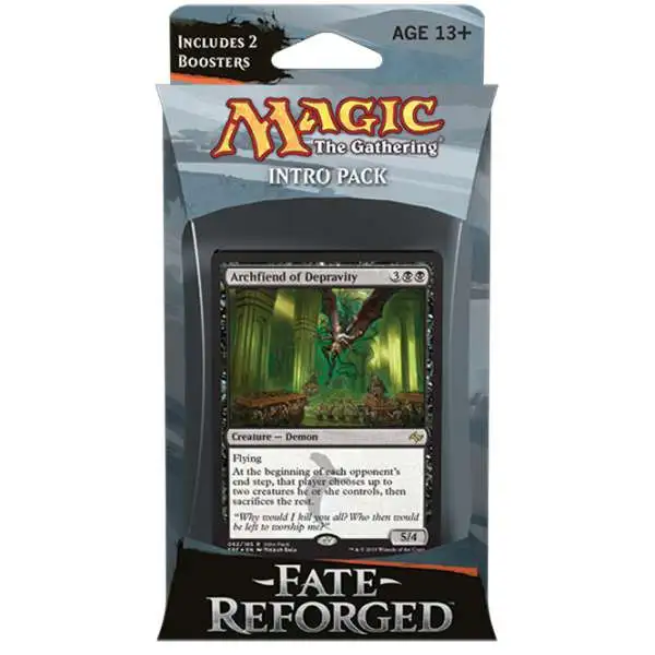 MtG Fate Reforged Grave Advantage Intro Deck [Includes 2 Booster Packs]