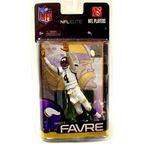 McFarlane Toys NFL Minnesota Vikings Sports Picks Football Elite Series 1 Brett Favre Exclusive Action Figure