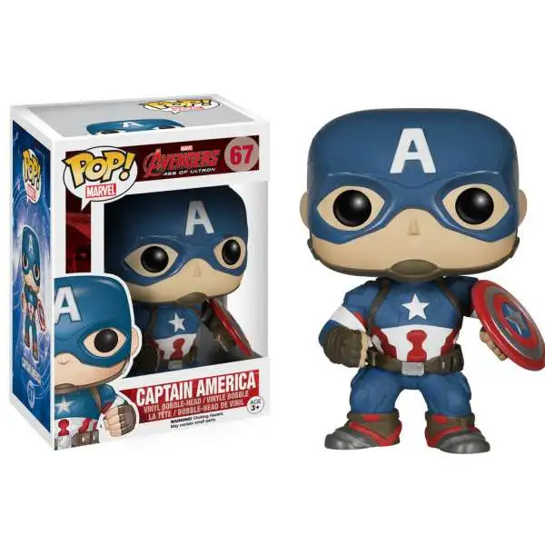 Funko Avengers Age of Ultron POP! Marvel Captain America Vinyl Figure #67