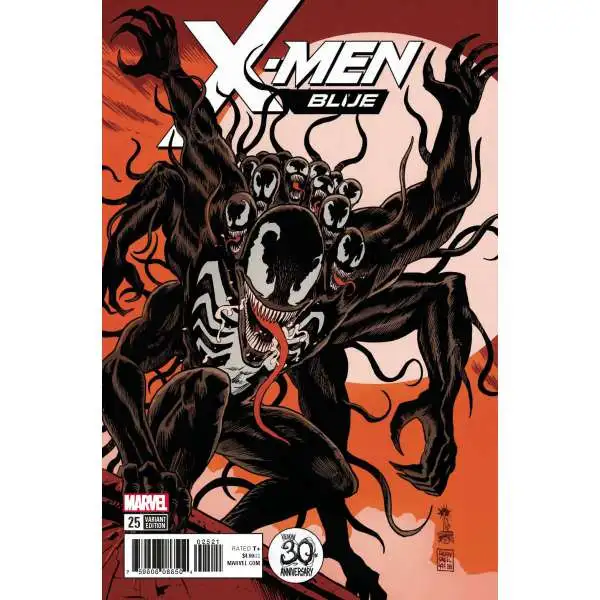 Marvel X-Men Blue #25 Comic Book [Venom 30th Variant Cover]