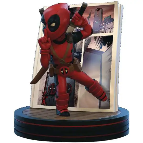 Marvel Q-Fig Deadpool 4D 4.75-Inch Diorama Figure