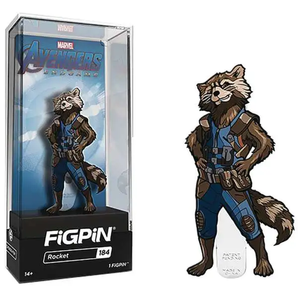 Marvel Avengers Endgame FiGPiN Rocket Racoon 3-Inch Collectible Pin