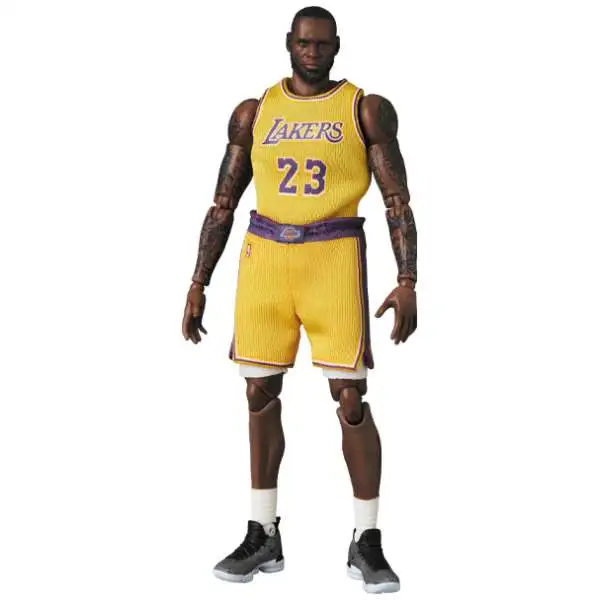 NBA Los Angeles Lakers MAFEX Lebron James Action Figure