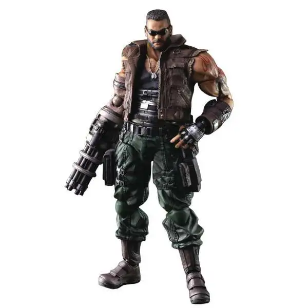 Play Arts Kai Final Fantasy VII Remake Barret Wallace Action Figure