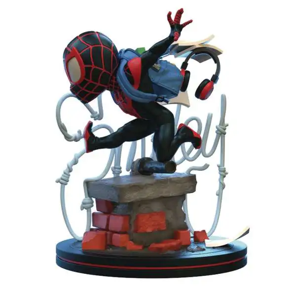 Marvel Q-Fig Elite Spider-Man 4-Inch Diorama Figure [Miles Morales]