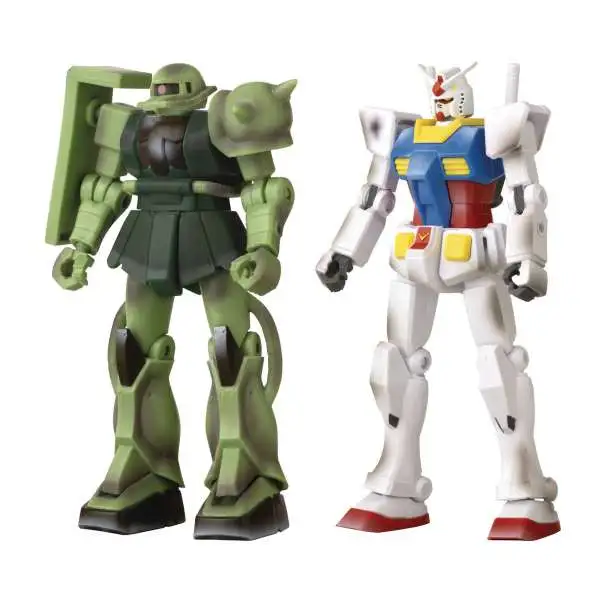 Gundam Infinity Epic Battle RX-78-02 Gundam vs. MS-06 Zaku II Action Figure 2-Pack