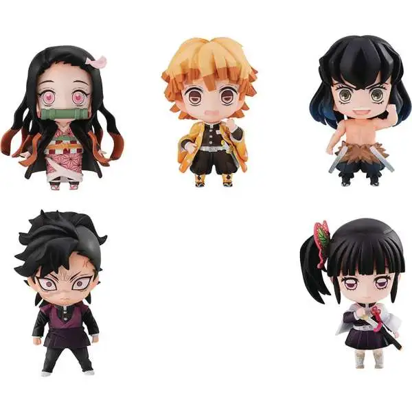 Demon Slayer Tanjiro with Friends 2.5-Inch 5-Piece Mascot Set