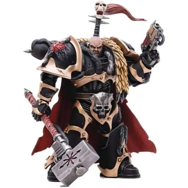 Warhammer 40,000 Black Legion Space Marine Chaos Lord Khalos Action Figure