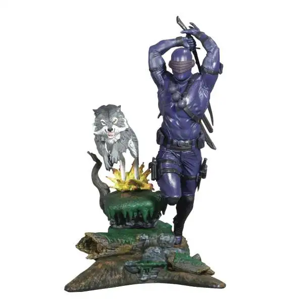 GI Joe Gallery Snake Eyes Exclusive 10-Inch PVC Figure Statue [Blue Costume] (Pre-Order ships September)