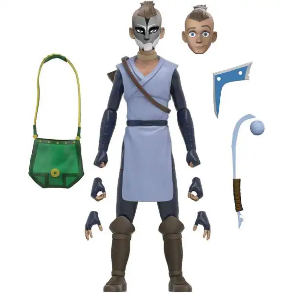 Avatar the Last Airbender BST AXN Sokka Action Figure [SDCC 2022, War Paint Version]