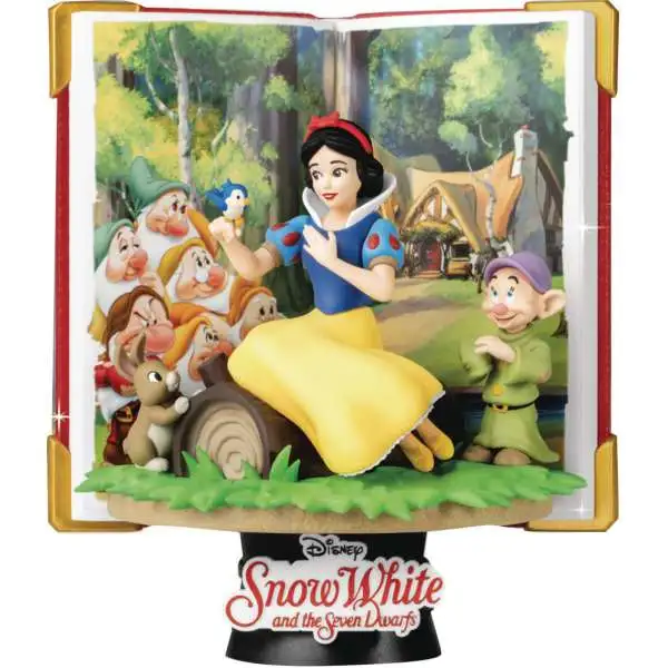 Disney D-Select Story Book Series Snow White 6-Inch Diorama Statue DS-117 (Pre-Order ships May)