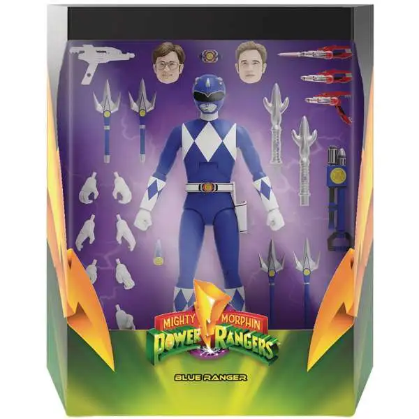 Power Rangers Ultimates Blue Ranger Action Figure [Mighty Morphin']