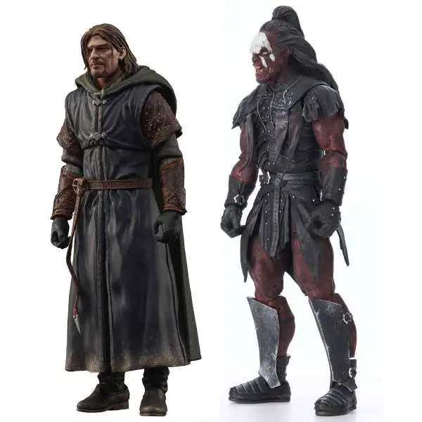 Lord of the Rings Series 5 Boromir & Lurtz Set of Both Action Figures