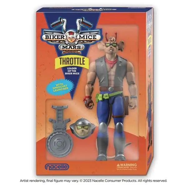 Biker Mice from Mars Throttle Action Figure