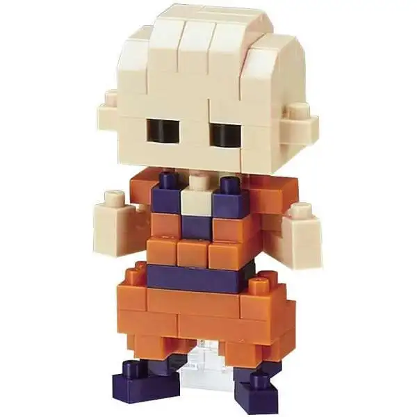 Nanoblock Dragon Ball Z DBZ Character Collection Series Krillin Micro-Sized Building Block Set