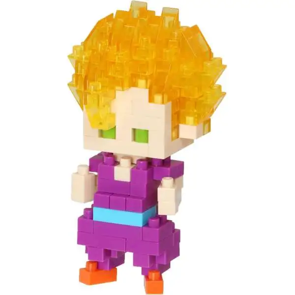 Nanoblock Dragon Ball Z DBZ Character Collection Series Super Saiyan Gohan Micro-Sized Building Block Set