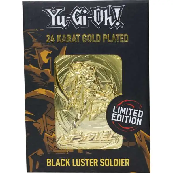 YuGiOh! Black Luster Soldier Limited Edition 24K Gold Metal Card