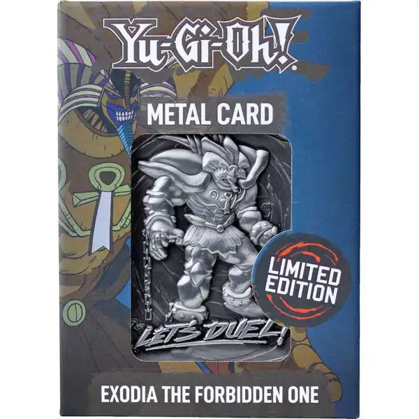 YuGiOh! Exodia the Forbidden One Limited Edition Metal Card (Pre-Order ships January)