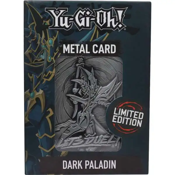 YuGiOh! Dark Paladin Limited Edition Metal Card