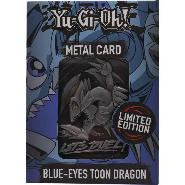 YuGiOh! Blue Eyes Toon Dragon Limited Edition Metal Card