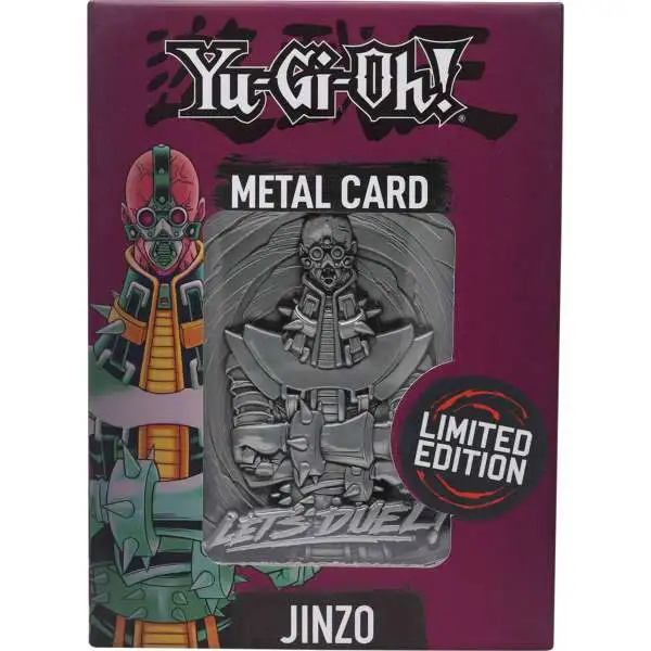 YuGiOh! Jinzo Limited Edition Metal Card