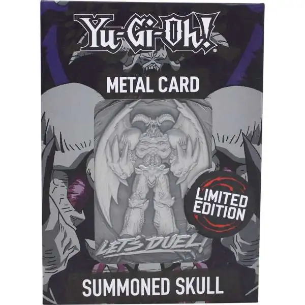 YuGiOh! Summoned Skull Limited Edition Metal Card