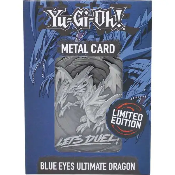 YuGiOh! Blue Eyes Ultimate Dragon Limited Edition Metal Card