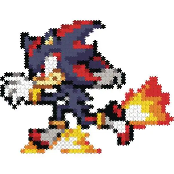 Sonic The Hedgehog Jixelz Remix Shadow Puzzle [750 Pieces]