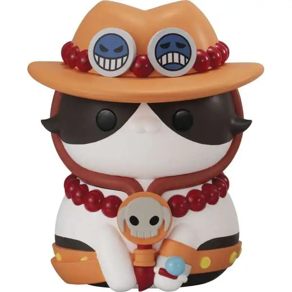 One Piece Nyanto Portgas D. Ace Mega Cat PVC Figure