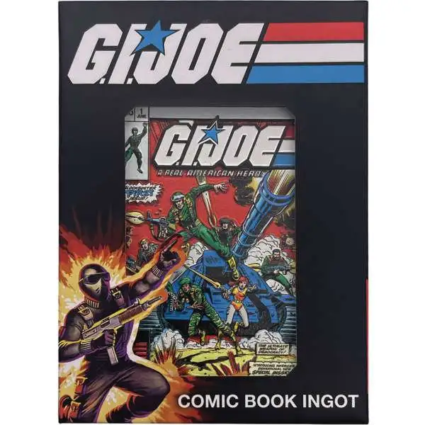 GI Joe Real American Hero #1 Comic Cover Metal Ingot (Pre-Order ships June)